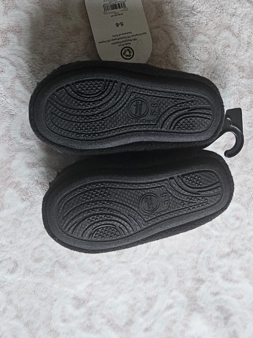 wonder nation Blue Black Green Tan Sherpa Clog Slippers